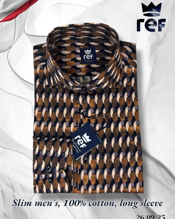 Printed Cotton Slim-fit Shirt