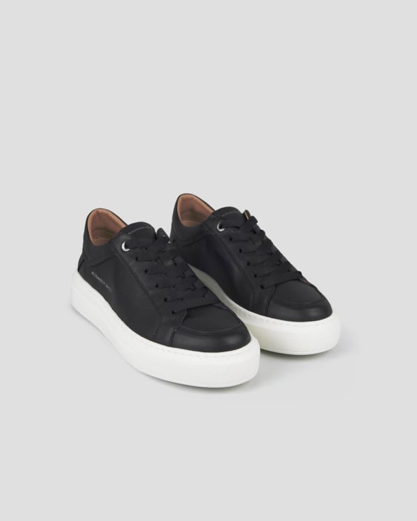 Alexander Smith Leather Platform Sneakers