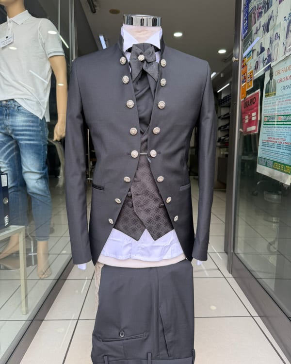 Assorted Women's Heels, Flats, and Men's Suits