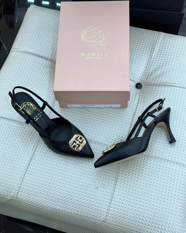 Women's Pointed Toe Slingback Heels