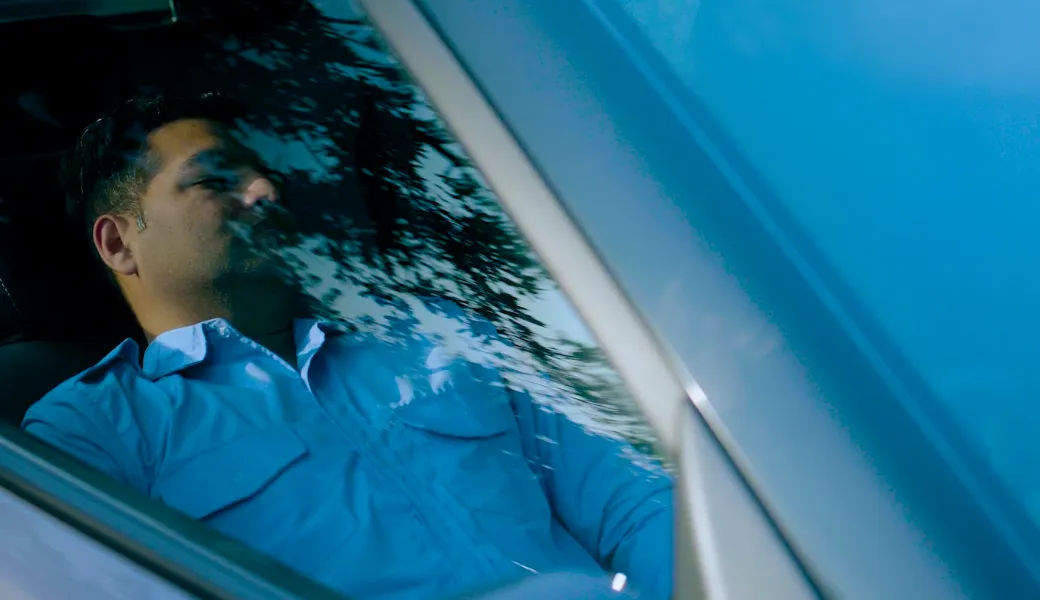 Driver Sleeping in Car