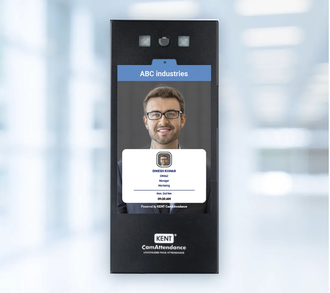 Face Attendance 8” Face Recognition device - KENT Cam
