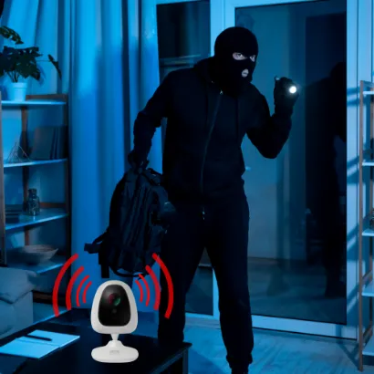 Wireless CCTV Camera Night Vision Recorder Intruder Alarm -KENT Cam