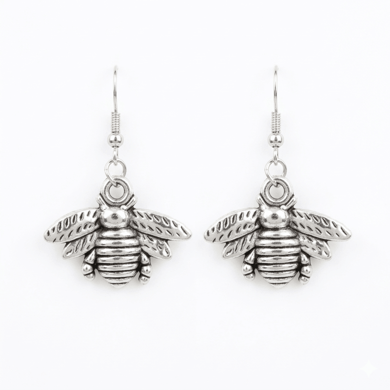 Bee Animal Charm Earrings