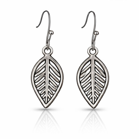 Leaf Charm Earrings