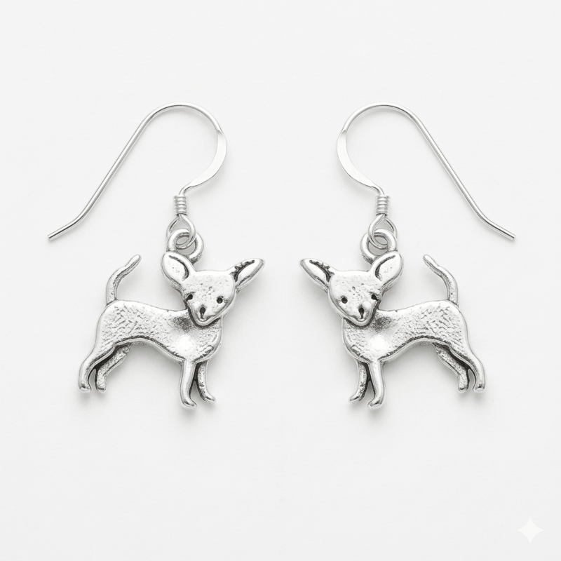 Chihuahua Animal Charm Earrings