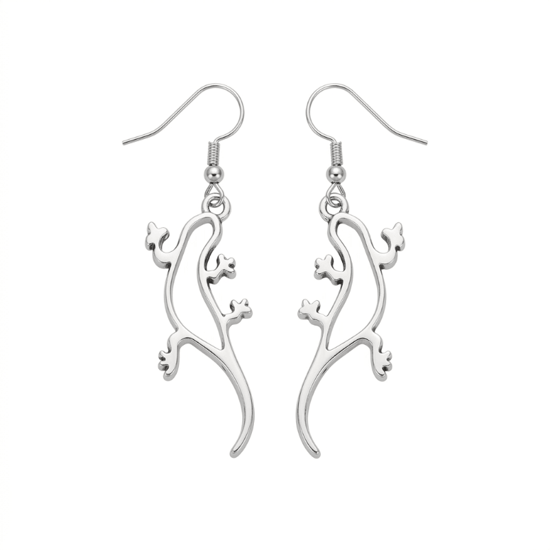 Gecko Animal Charm Earrings
