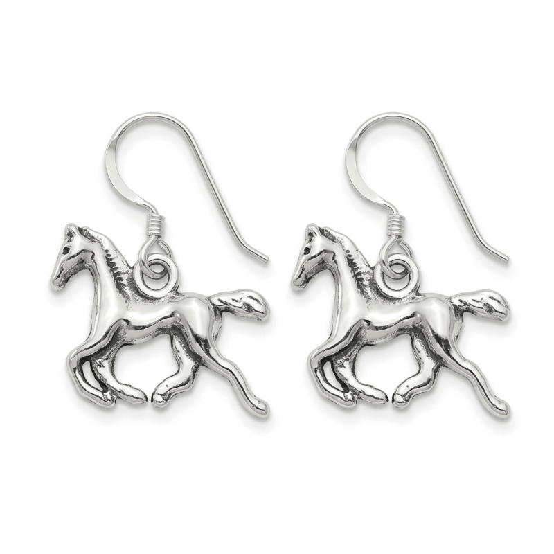 Horse Animal Charm Earrings