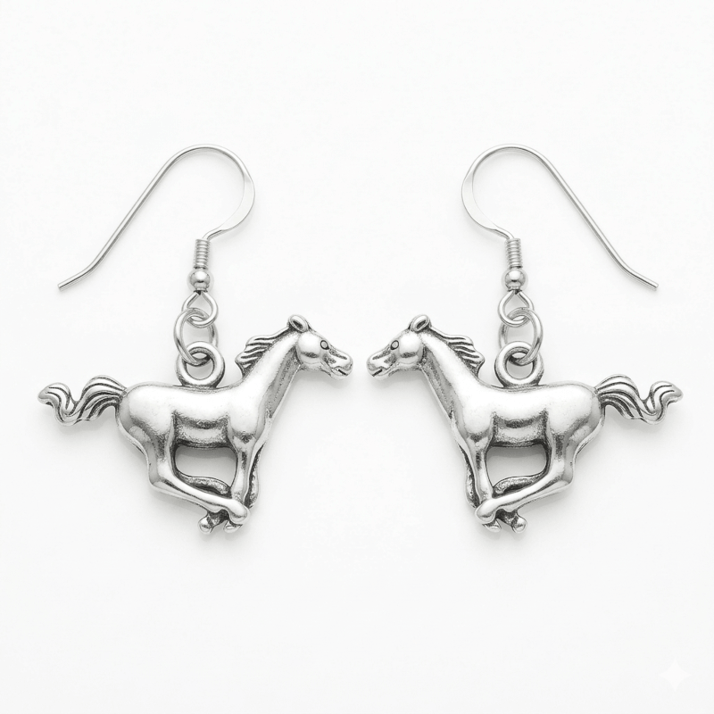 Mustang Animal Charm Earrings