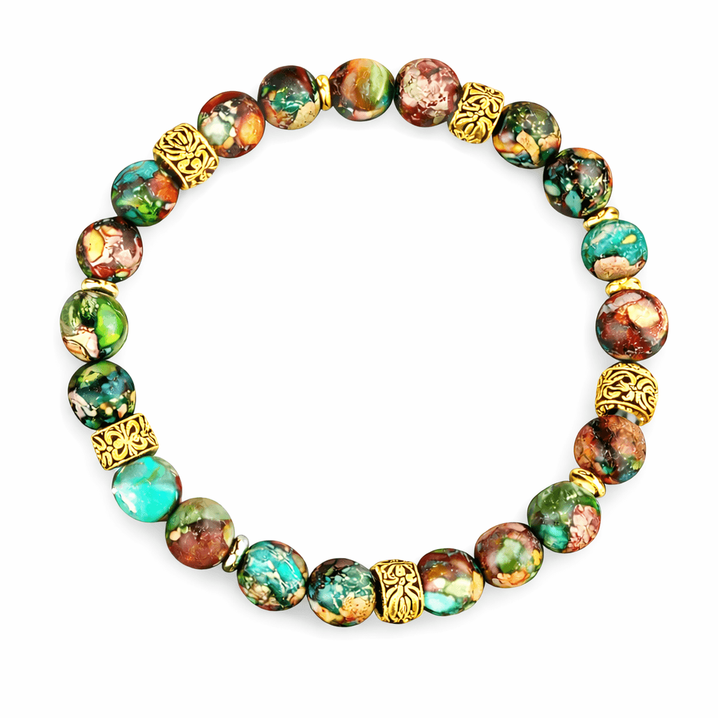 Rainbow Covenant Bracelet — Gold-tone Spacers