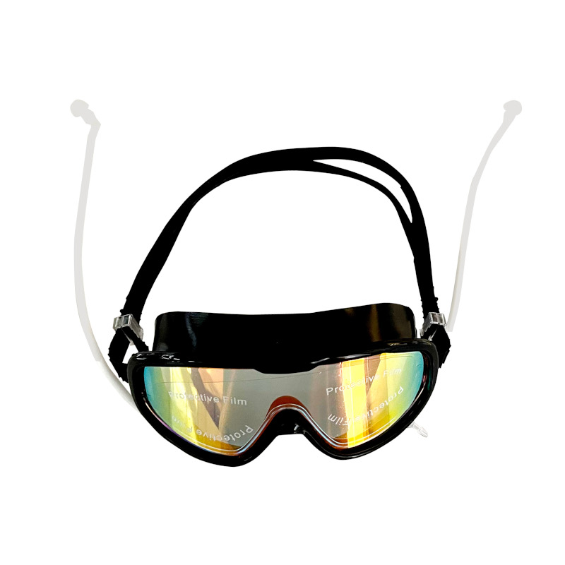 Goggles with integrated ear tubes