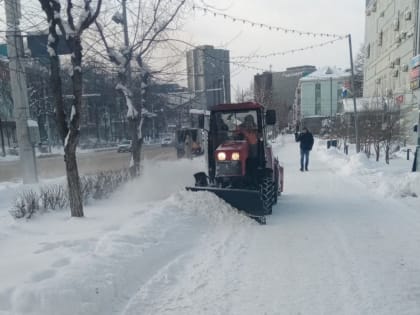 Уборка снега в Альметьевске: план мероприятий на день