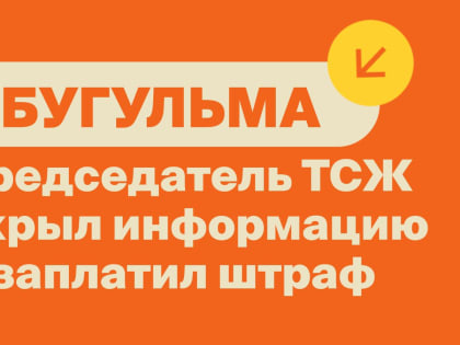 Председатель ТСЖ скрыл информацию и заплатил штраф