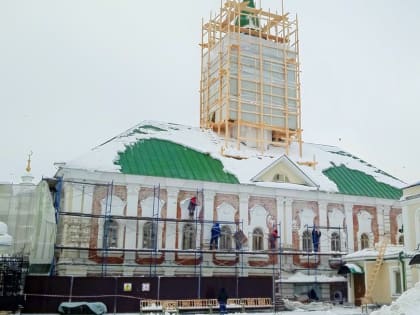 В казанской мечети «Аль-Марджани» завершается первый этап противоаварийных работ