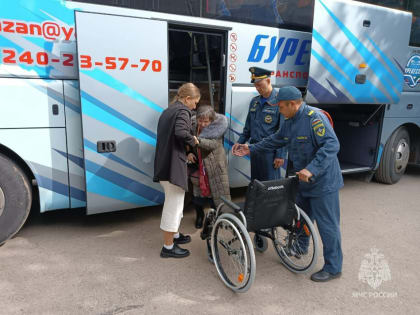 Эвакуация жителей Курской области в Татарстан