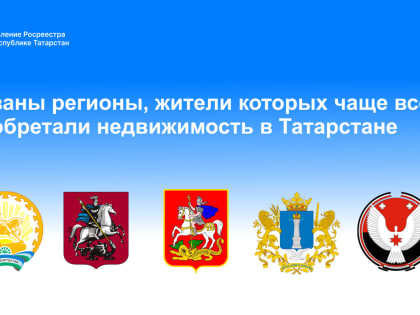 Названы регионы, жители которых чаще всего приобретали недвижимость в Татарстане