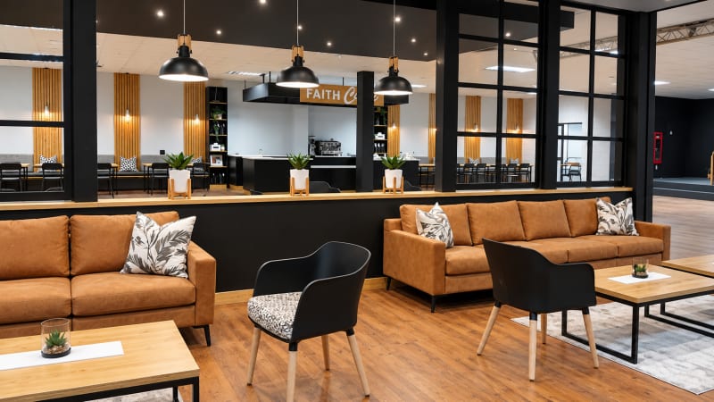 Faith Cafe after modern lounge