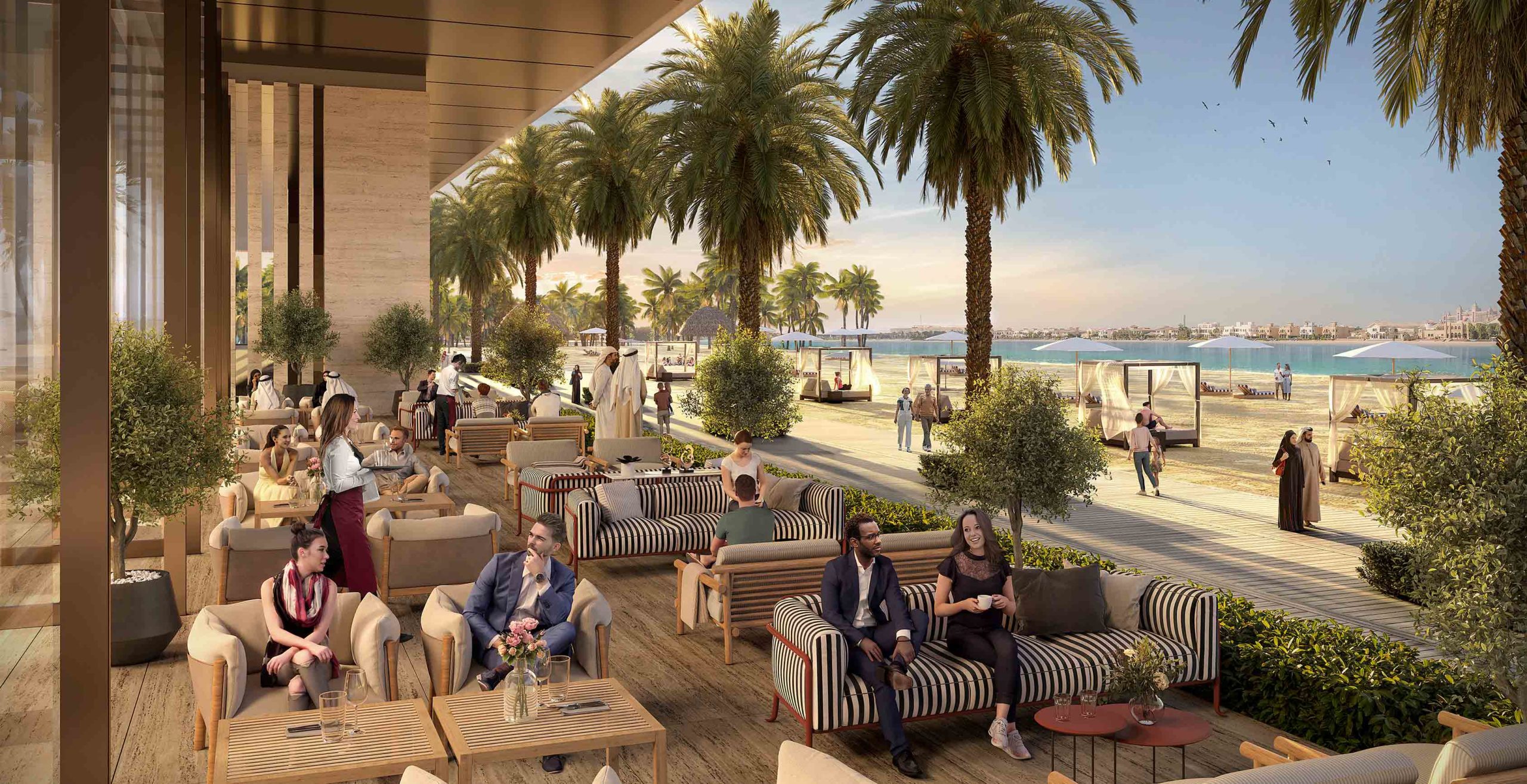 An Exclusive Beachfront Location