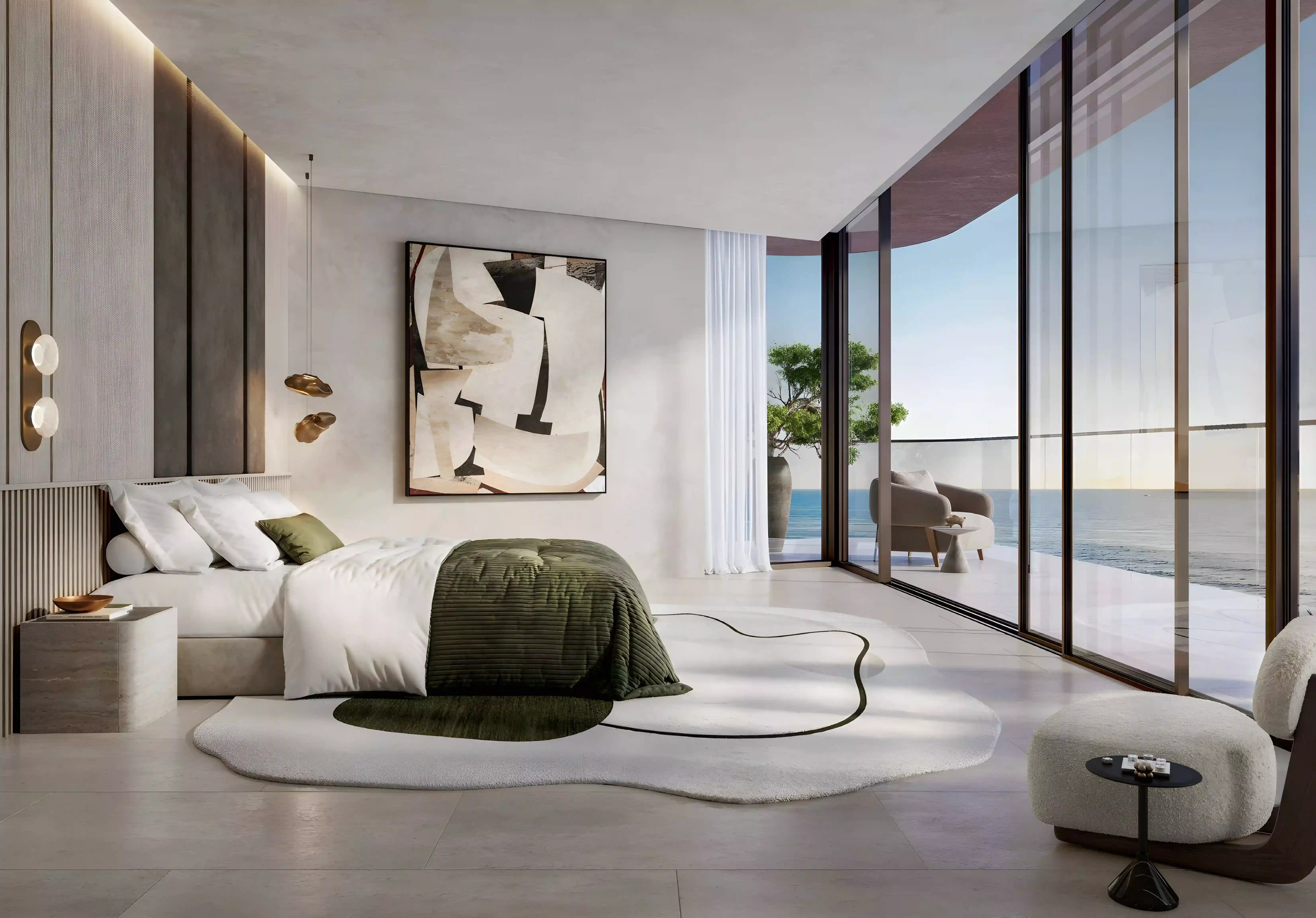 Sculpted towers with coastal elegance