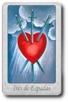 Three of Swords minor arcana tarot