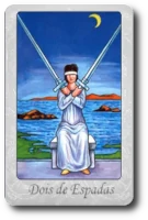 Two of Swords minor arcana tarot