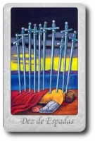 Ten of Swords minor arcana tarot