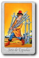 Seven of Swords minor arcana tarot