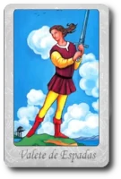 Page of Swords minor arcana tarot