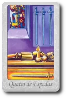 Four of Swords minor arcana tarot