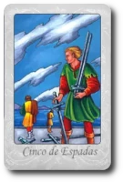 Five of Swords minor arcana tarot