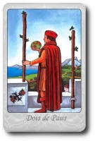 Two of Wands minor arcana tarot