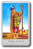 Page of Wands minor arcana tarot