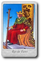 King of Wands minor arcana tarot