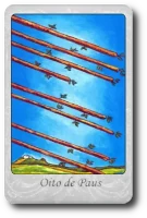 Eight of Wands minor arcana tarot