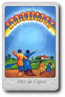 Ten of Cups minor arcana tarot
