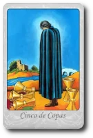 Five of Cups minor arcana tarot