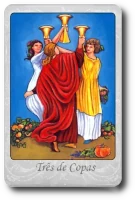 Three of Cups minor arcana tarot