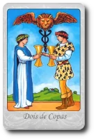 Two of Cups minor arcana tarot