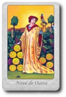 Nine of Pentacles minor arcana tarot