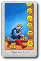 Eight of Pentacles minor arcana tarot
