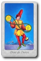 Two of Pentacles minor arcana tarot