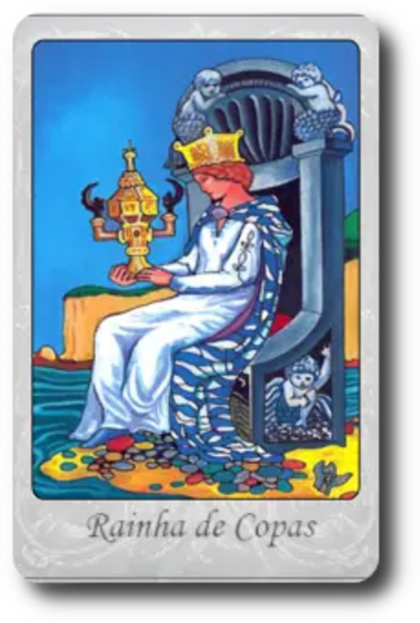 Rainha de Copas combinações com todos os Arcanos do Tarot - Guia completo Oriana