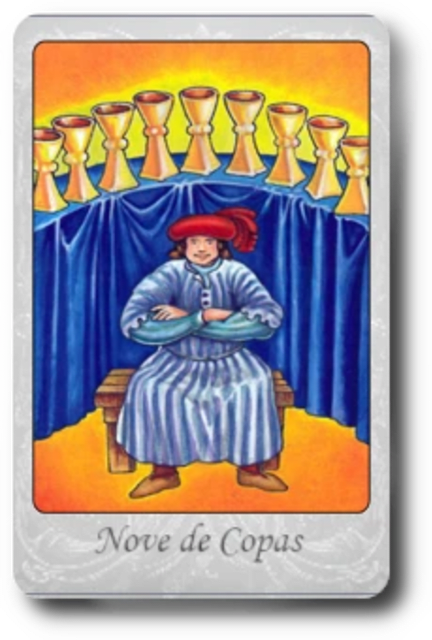 Nove de Copas combinações com todos os Arcanos do Tarot - Guia completo Oriana