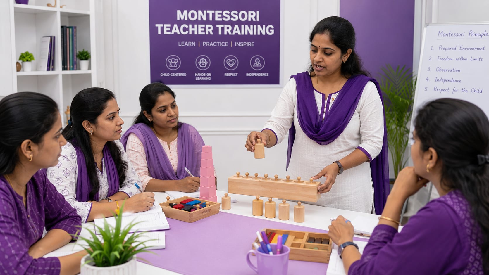 Montessori Teacher Training Classroom at SK Dreamers Academy Thiruvottiyur Chennai