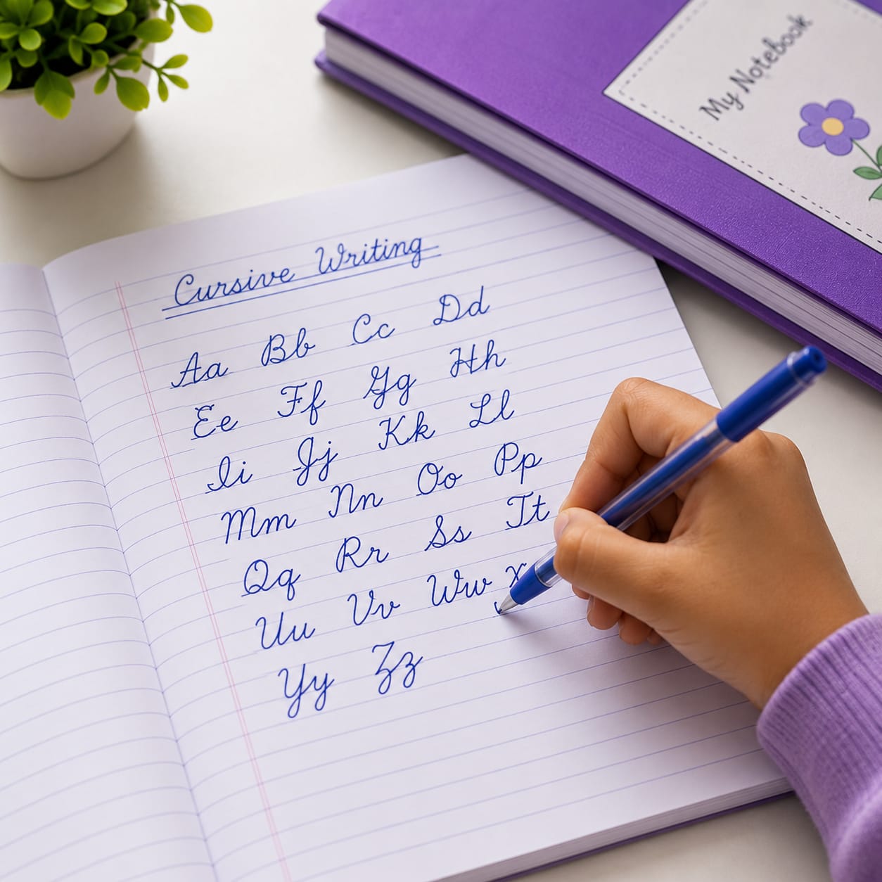 Handwriting improvement and cursive penmanship class
