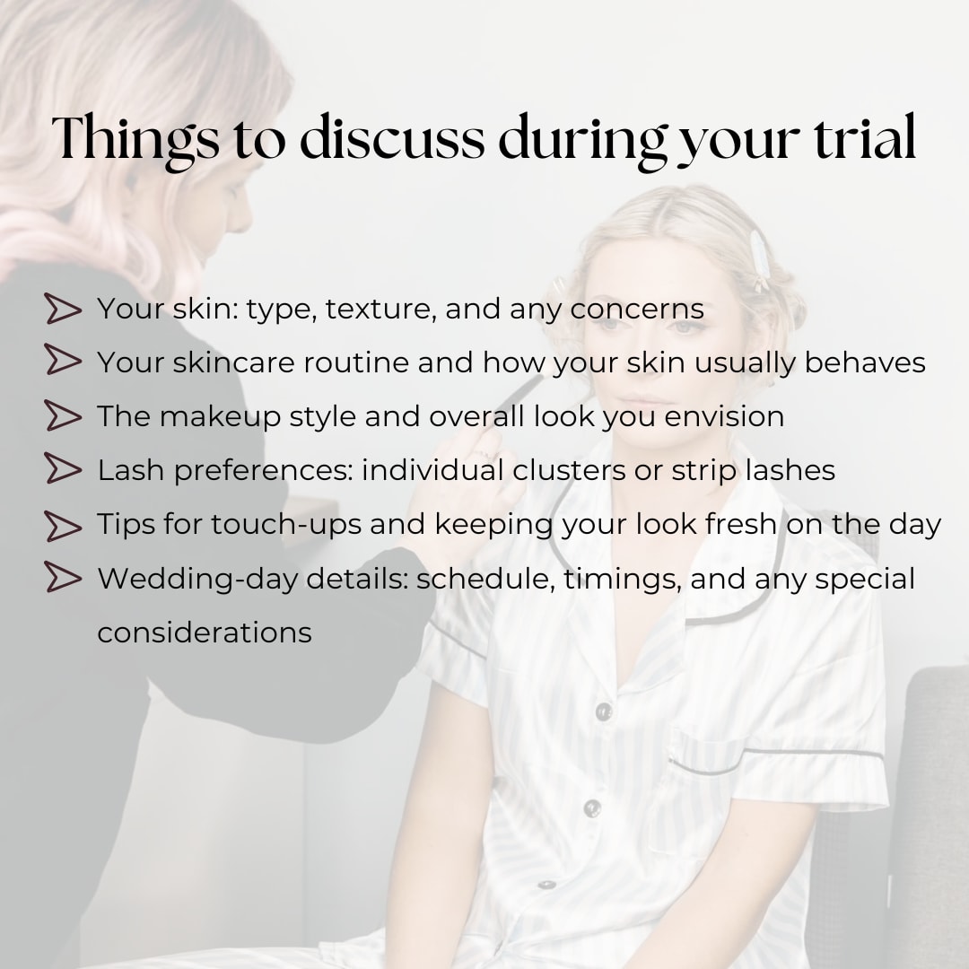 Things to discuss during your trial