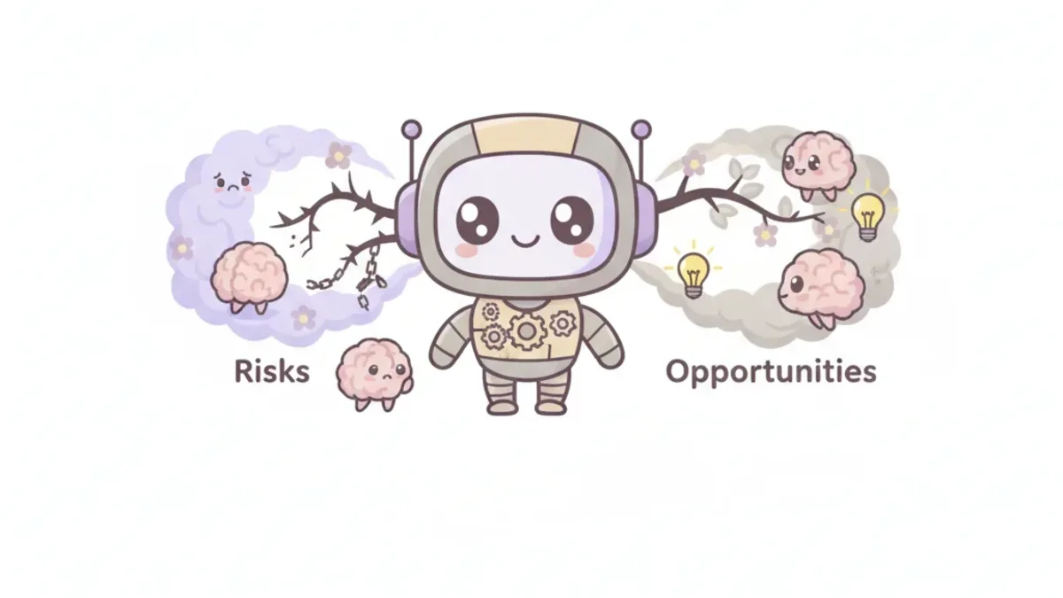 AI's Dual Impact on UK Mental Health: Risks and Opportunities