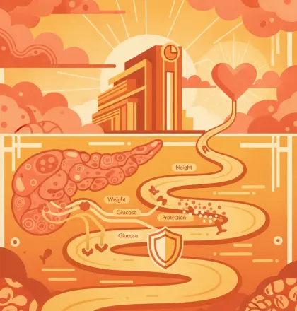 GLP-1 RAs Reduce CV Risk in T2D Via Weight, Glucose Pathways