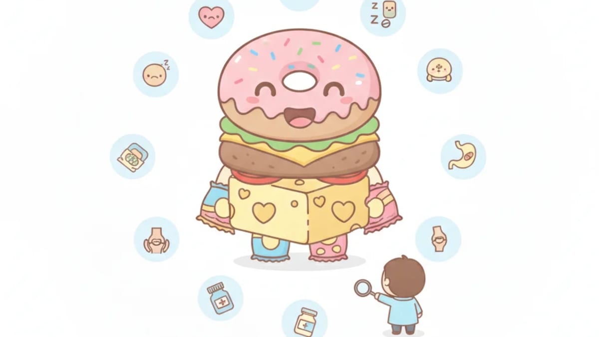 Ultra-Processed Foods Linked to 32 Adverse Health Outcomes