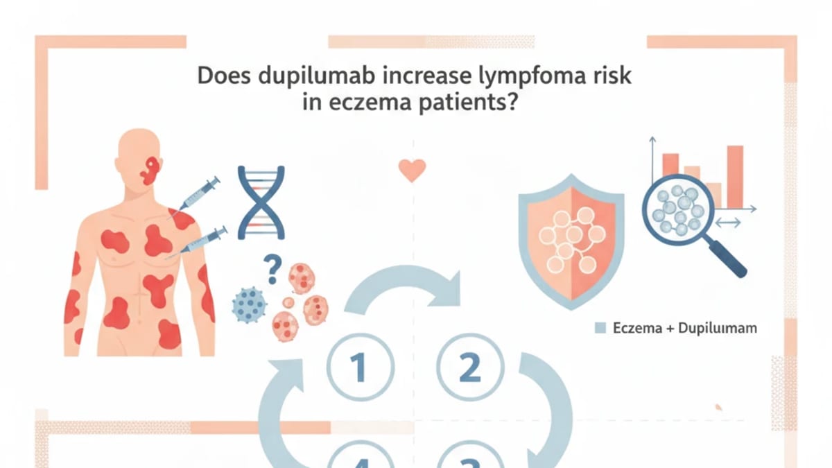 Does dupilumab increase lymphoma risk in eczema patients?